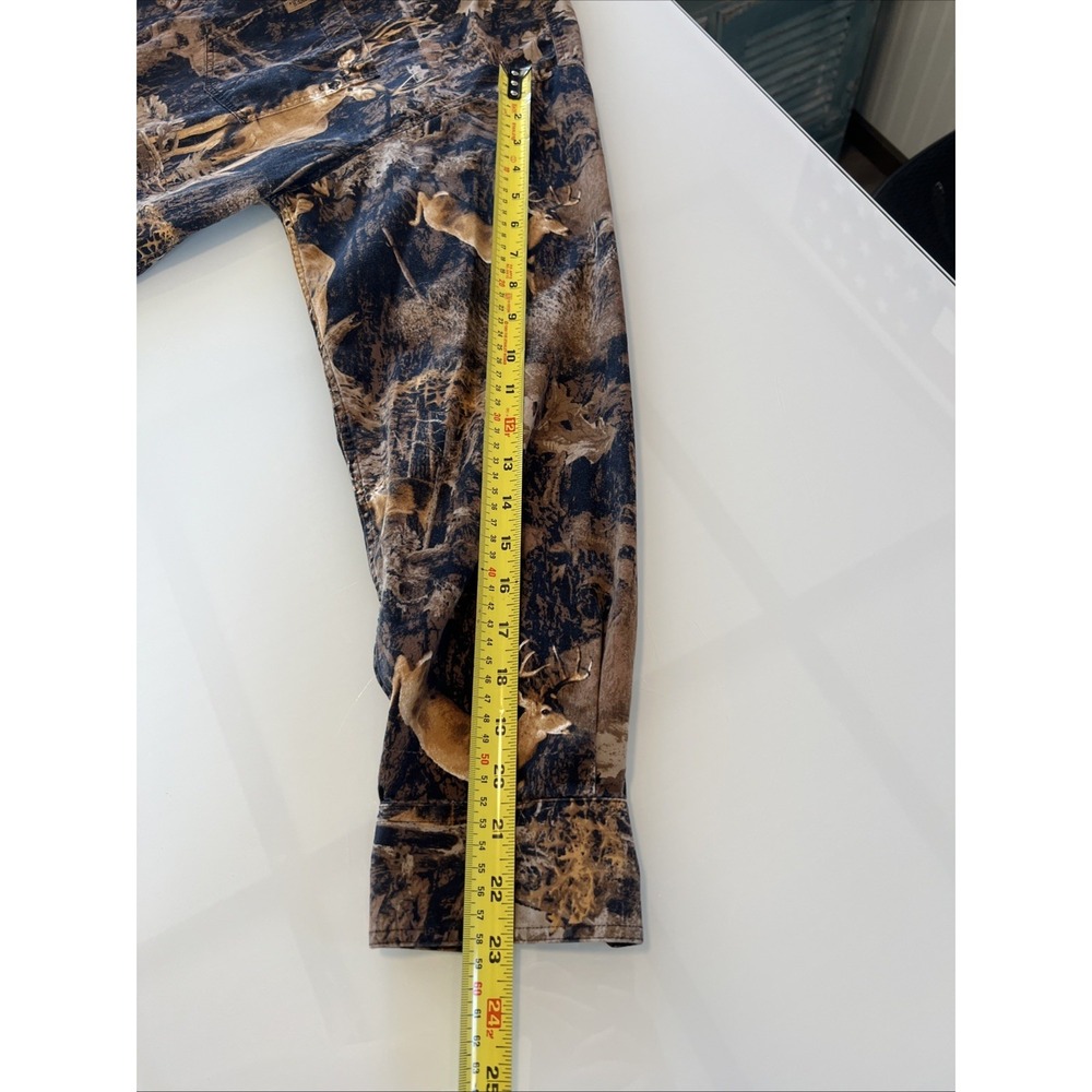 North River Outfitters Mens Button Down Shirt Deer Hunting Long Sleeve Medium - Picture 10 of 10